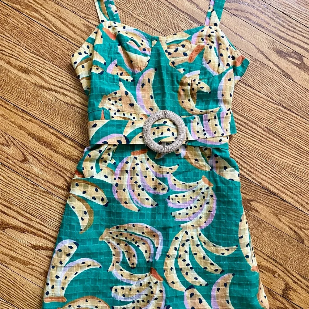 Farm Rio Raining Bananas Dress - Picture 3 of 5
